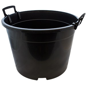 Round Pot 35L - Black