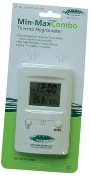 Digital Min/Max Combo Thermo Hygrometer (Home Hydro)