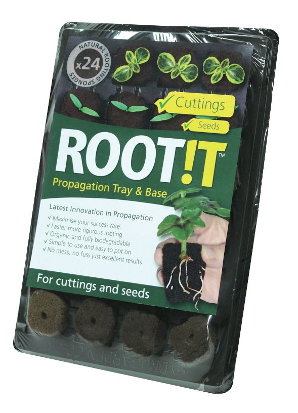 Rootit Natural Rooting Sponges - 24 Insert & Tray