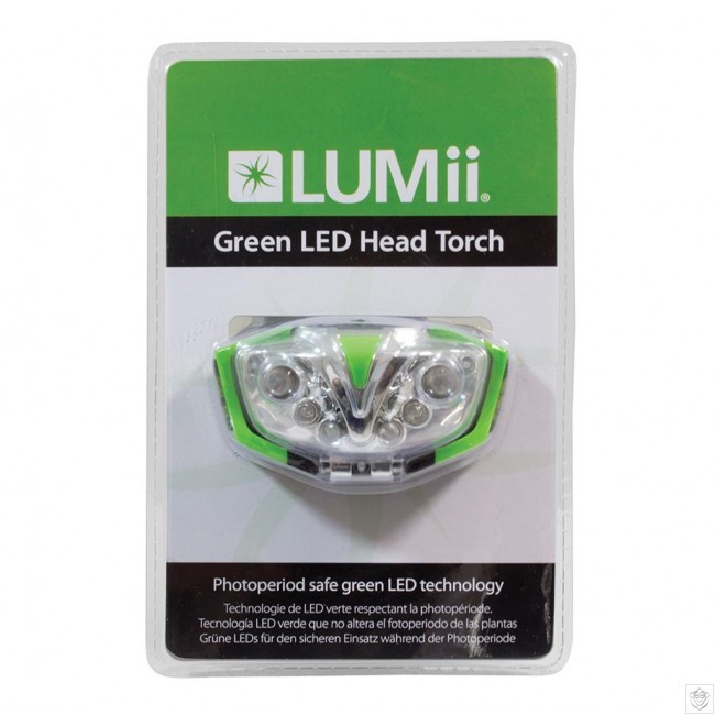 Lumii LED Green Head Lamp