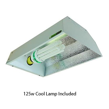 Maxibright CFL Pro Single lamp Grow Light Reflector with 125w lamp