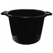 Round Black 30L Pot